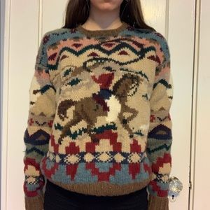 Rare vintage polo by Ralph Lauren wool sweater
